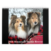2026 Minnesota Sheltie Rescue Kalender (Titelbild)