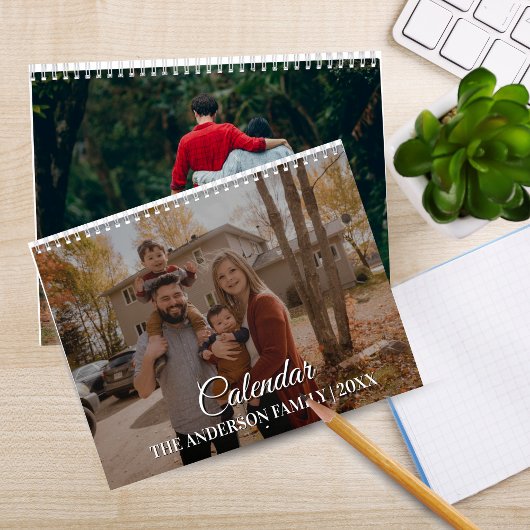 2026 Modern Custom Family Photo Calendar – Create Kalender