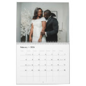 2026 Modern Elegant Wedding Photo Newlyweds Kalender (Feb 2026)