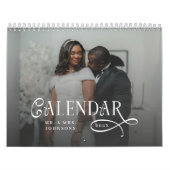  2026 Modern Elegant Wedding Photo Newlyweds Kalender (Titelbild)