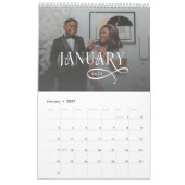 2026 Modern Elegant Wedding Photo Newlyweds Kalender (Jan 2027)