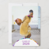 2026 Modern Stylish Graduation Photo Invitation Einladung (Vorderseite)