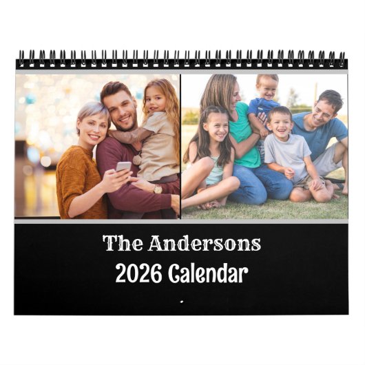 2026 Moderne Kreieren Sie Ihre eigene Familie Kalender (Titelbild)