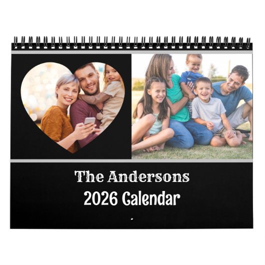 2026 Moderne Kreieren Sie Ihre eigene Familie Kalender (Titelbild)