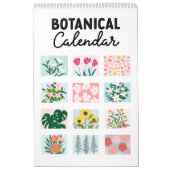 2026 Moderner Abstrakter botanischer Kalender (Titelbild)