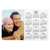 2026 Moderner Kalender-Foto-Magnet Magnet (Horizontal)