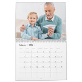 2026 Modernes Foto für Ihre Familie Kalender (Feb 2026)