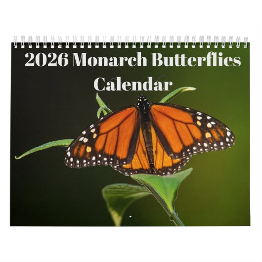 2026 Monarch Butterflies Calendar Kalender (Titelbild)