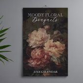 2026 moody floral bouquets kalender