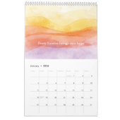 2026 Motivierend Anführungszeichen auf Inspiration Kalender (Jan 2026)