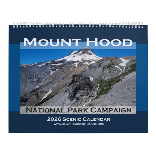 2026 Mount Hood National Park Campaign Calendar Kalender (Titelbild)