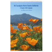2026 Mt Tamalpais California Calendar II 1 Page Kalender (Titelbild)