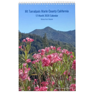 2026 Mt Tamalpais Marin California Kalender