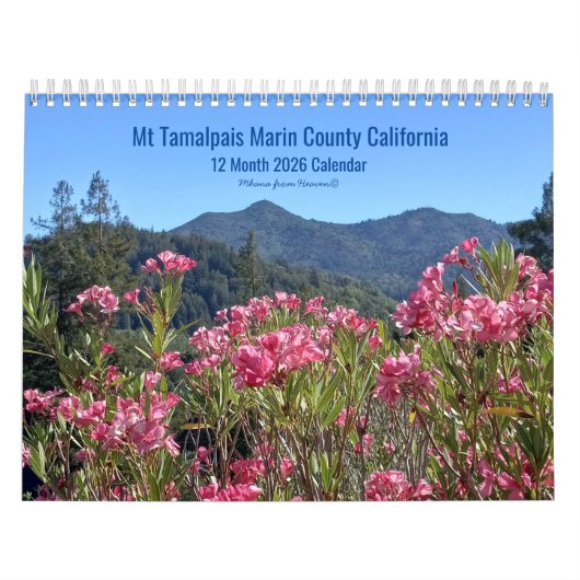 2026 Mt Tamalpais Marin Landkreis CA Kalender (Titelbild)