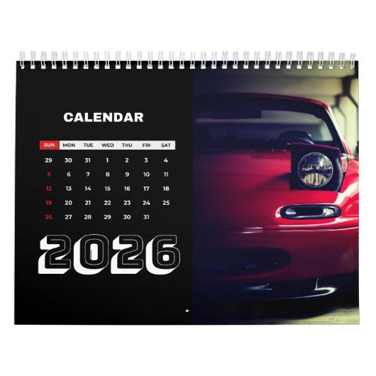 2026 MX-5 Miata Calendar Kalender (Titelbild)