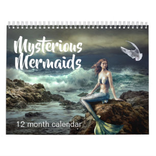 2026 Mysteriöse Mermaids Fantasy Kalender