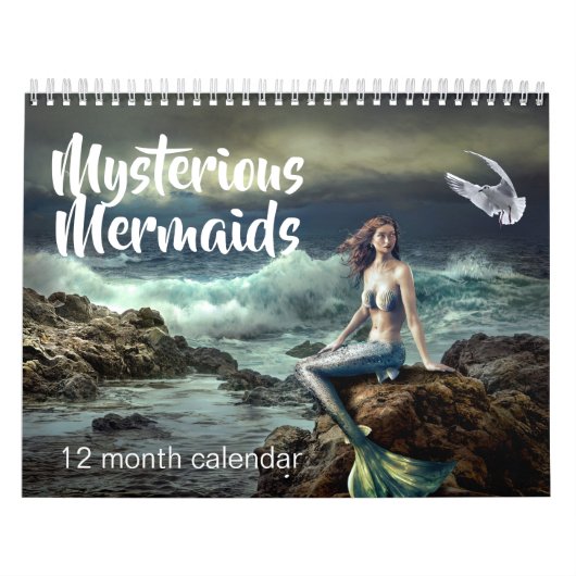 2026 Mysteriöse Mermaids Fantasy Kalender (Titelbild)