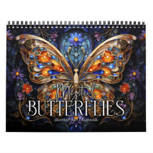 2026 Mystical Butterflies Fantasy Art Calendar Kalender