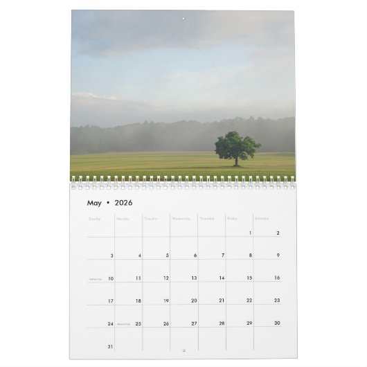 2026 Nature Calendar Kalender (Mai 2026)