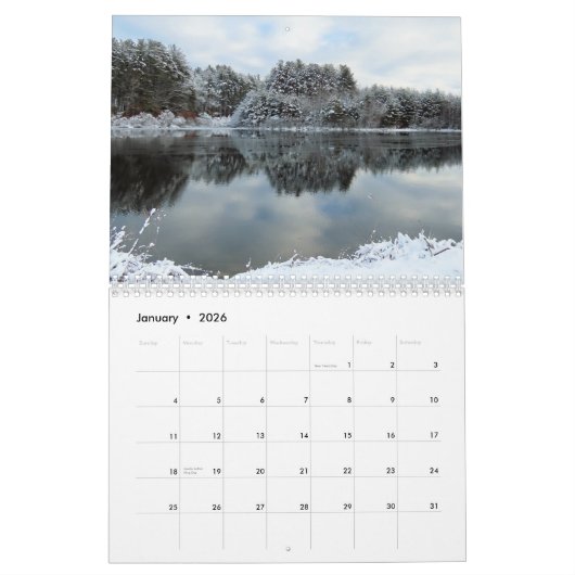 2026 Nature Calendar Kalender (Jan 2026)