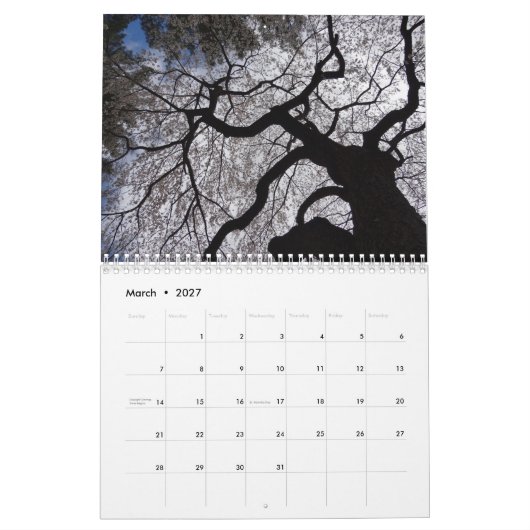 2026 Nature Calendar Kalender (Mär 2027)