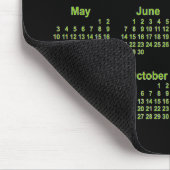 2026 Neon Yellow Green Calendar von Janz Mousepad (Ecke)