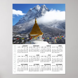 2026 Nepal Calendar, Ama Dablan, Sagarmatha Poster