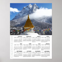 2026 Nepal-Kalender, Ama Dablam, Sagarmatha