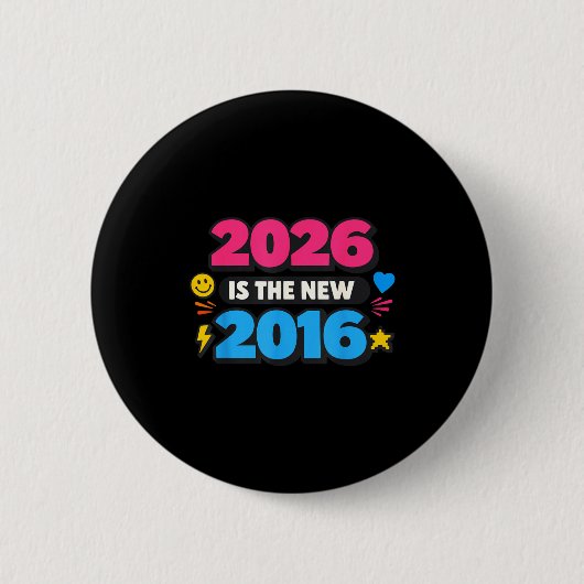 2026 Neu 2016 Internet-Nostalgie-Grafik-Kunst Button (Vorderseite)