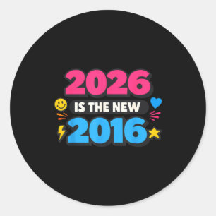 2026 Neu 2016 Internet Nostalgie Runder Aufkleber