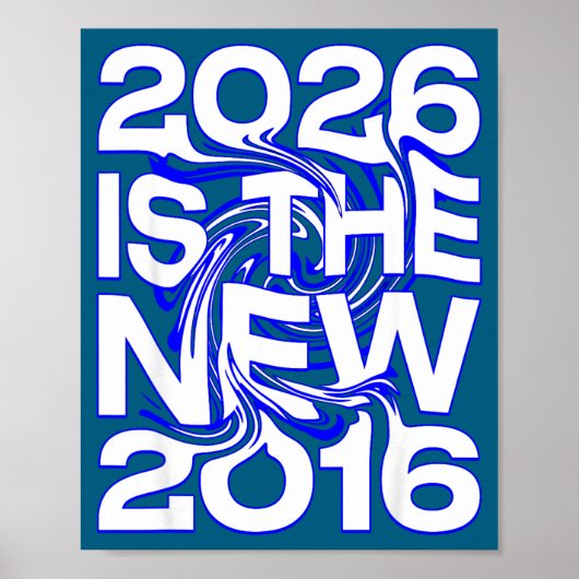 2026 Neue 2016 Retro-Zukunft-Illustration Poster (Vorne)