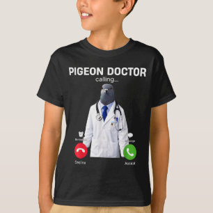 2026 neuer Brainrot-Internet-Meme-Arzt-Taube T-Shirt