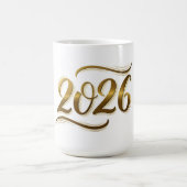 2026 Neujahr Kaffeetasse (Mittel)