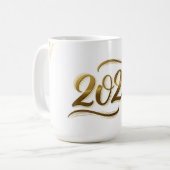 2026 Neujahr Kaffeetasse (Vorderseite Links)