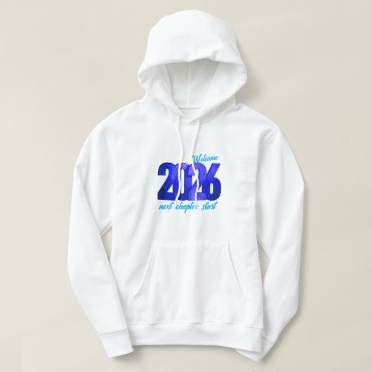 2026 NEUJAHR MÄNNER ERWACHSENE PULLOVER HOODIE (Design vorne)