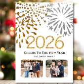 2026 Neujahrsfestival Feuerwerke 2 Foto Magnetic Magnetkarte