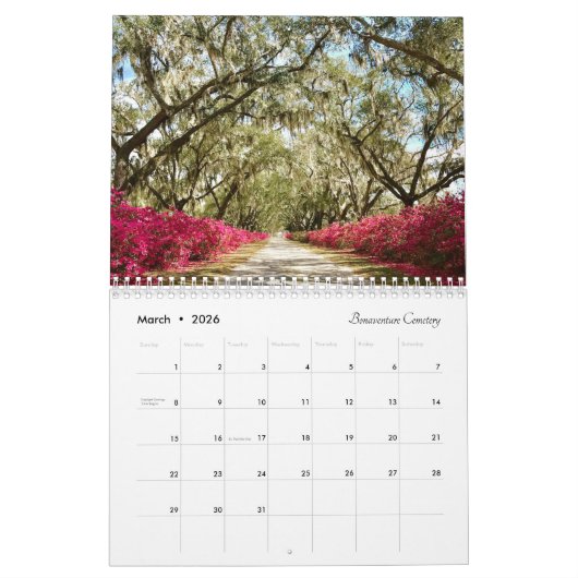 2026 New Charming Savannah Calendar Kalender (Mär 2026)