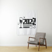 2026 New Year Loading Celebration Typography Wandteppich (Beispiel)