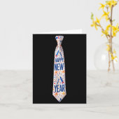 2026 New Year’s Party Fireworks Funny Celebration  Karte (Gelbe Blume)