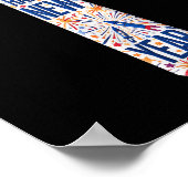 2026 New Year’s Party Fireworks Funny Celebration Poster (Ecke)