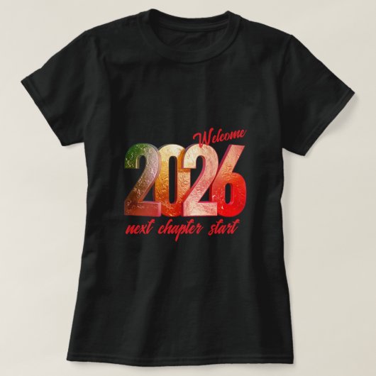 2026 NEW YEAR WOMENS BASIC T-SHIRT (Design vorne)