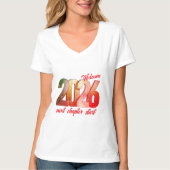 2026 NEW YEAR WOMENS BASIC VNECK TSHIRT (Vorderseite)