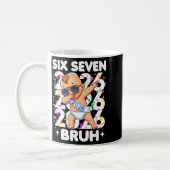 2026 New Years Baby Six Seven Bruh Funny Cool Dabb Kaffeetasse (Links)