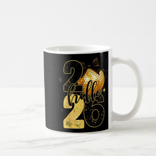 2026 New Years Eve For Womens Men Mom Kids Happy N Kaffeetasse (Rechts)