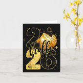 2026 New Years Eve For Womens Men Mom Kids Happy N Karte (Gelbe Blume)