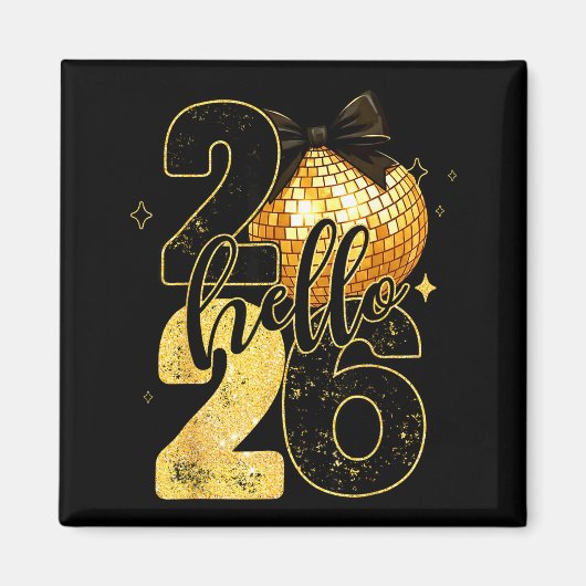 2026 New Years Eve For Womens Men Mom Kids Happy N Magnet (Vorne)