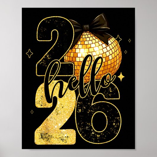 2026 New Years Eve For Womens Men Mom Kids Happy N Poster (Vorne)