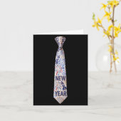 2026 New Year's Party Funny Fireworks Party New Ye Karte (Gelbe Blume)