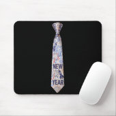 2026 New Year's Party Funny Fireworks Party New Ye Mousepad (Mit Mouse)