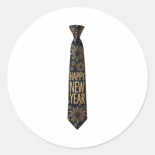 2026 New Year's Party Funny Fireworks Party New Ye Runder Aufkleber (Vorderseite)